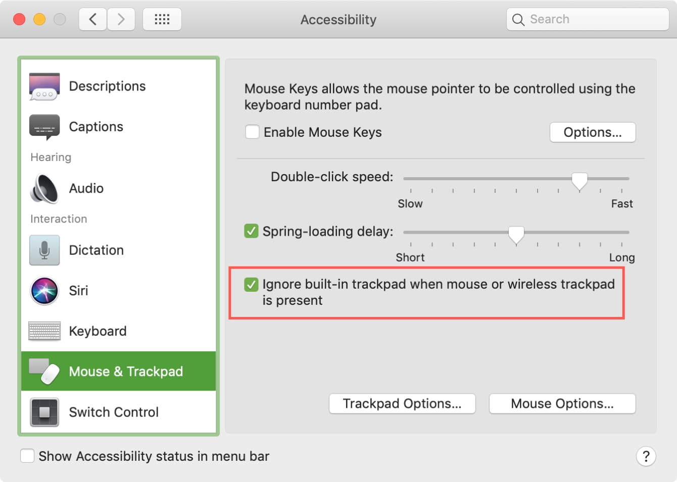 Disable Trackpad When Another Mouse Is Connected Mac